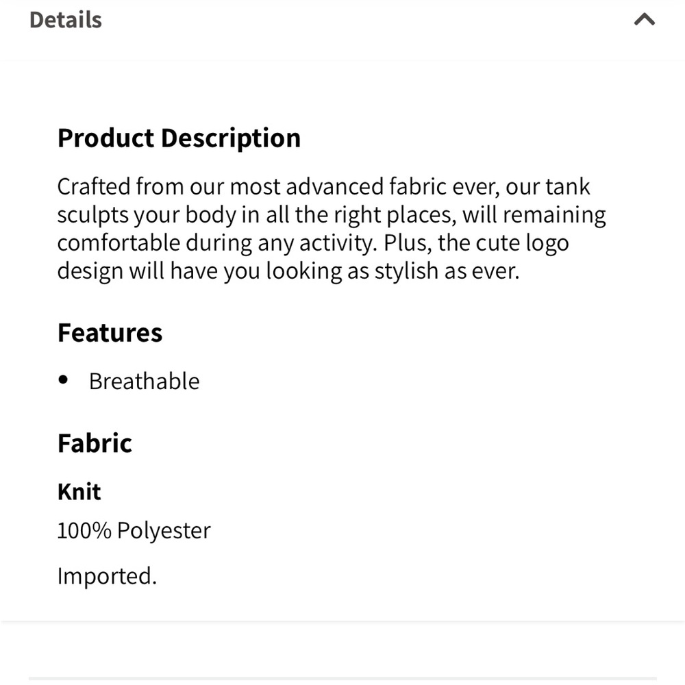 Fabletics Tank Top - Picture 6 of 7